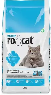 Rocat Campact Cat Litter, Natural 20 LT - ROCAT