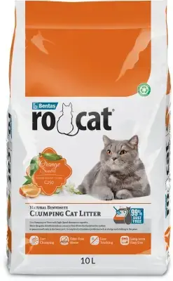 Rocat Campact Cat Litter, Orange 10 LT - ROCAT