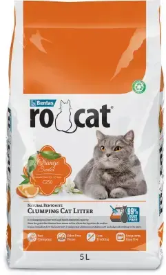 Rocat Campact Cat Litter, Orange 5 LT - ROCAT