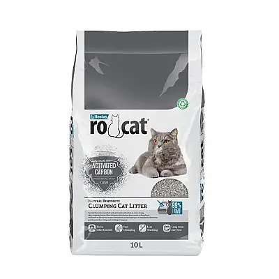 Rocat Carbon Gray cat litter active 10 LT - ROCAT