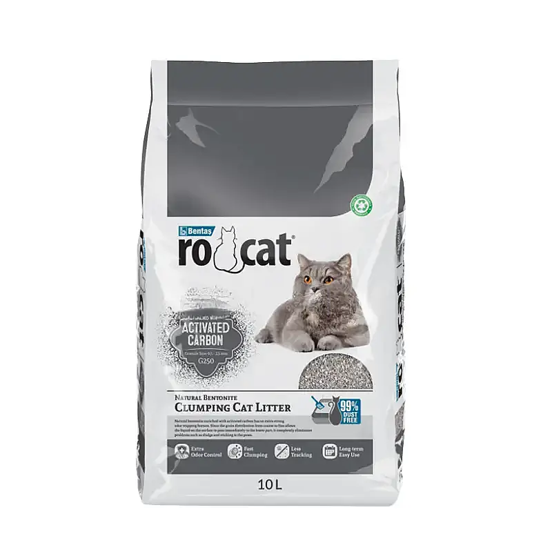 Rocat Carbon Gray cat litter active 10 LT - 1