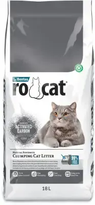 Rocat Carbon Gray cat litter active 18 LT - ROCAT