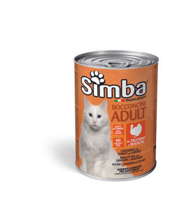 Simba Pişik Hinduşka Ətli Konserv 415 qr - SIMBA