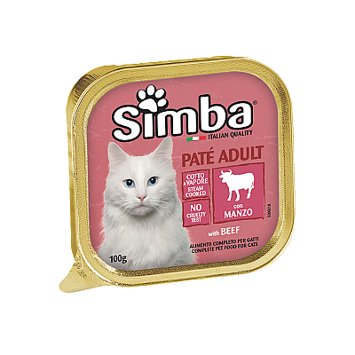 Simba Pişik üçün Mal ətli Paştet, 100 qr - SIMBA
