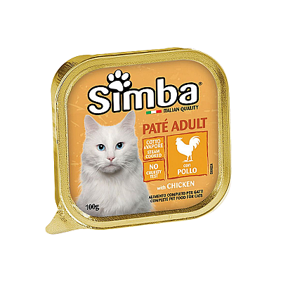 Simba Pişik üçün Toyuq ətli Paştet, 100 qr - SIMBA