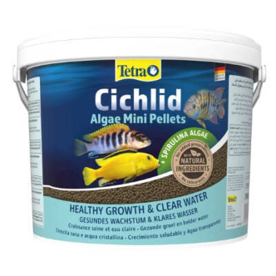 Tetra Cichlid Algae Mini Pellets Balıq Yemi 10l - 1
