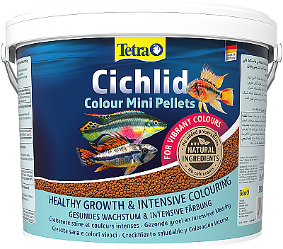 Tetra Cichlid Colour Pellets Mini Balıq Yemi 100 qr - TETRA