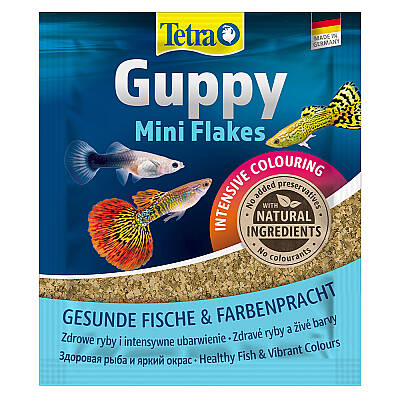Tetra Guppy Mini Flakes Balıq Yemi 12g - TETRA