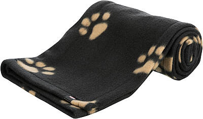 Trixie Beany itlər və pişiklər üçün yumşaq yorğan, Qara və Bej / 100 x 70 sm - TRIXIE