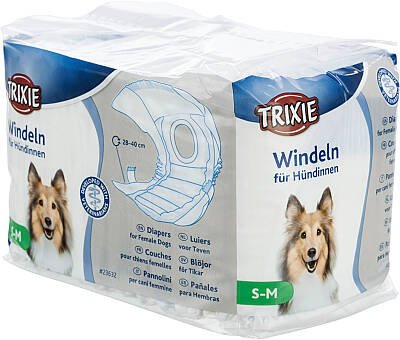Trixie Dişi İtlər üçün Gigiyenik Bezlər 28-40 sm (S-M) 12 ədəd - TRIXIE