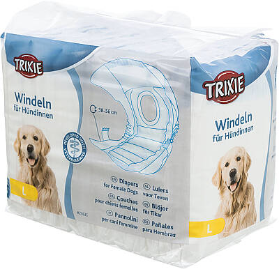 Trixie Dişi İtlər üçün Gigiyenik Bezlər 38-56 sm (L) 12 ədəd - TRIXIE