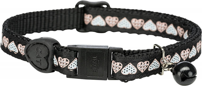 Trixie Hearts Pişik Boyunluğu Zəngli Tənzimlənən (Neylon) - 4