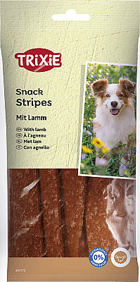 Trixie İtlər üçün Quzulu Yumşaq Çubuqlar (Stripes, 10 ədəd / 100 qr) - TRIXIE