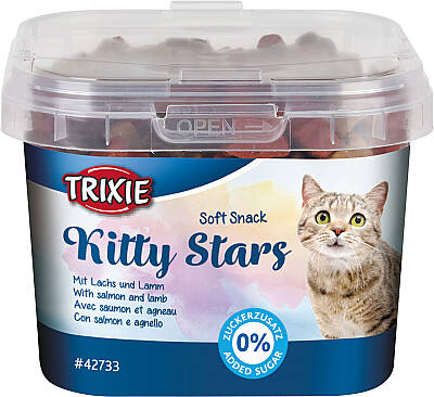 Trixie Kitty Stars Qızılbalıqlı və Quzu Ətli Yumşaq Pişik Mükafatı 140 qr - 2