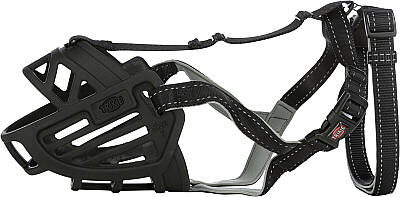 Trixie Muzzle Flex Elastik Ağızlıq S, qara - 2