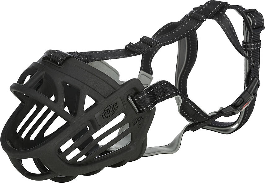 Trixie Muzzle Flex Silikon Ağızlıq M–L, qara - 2