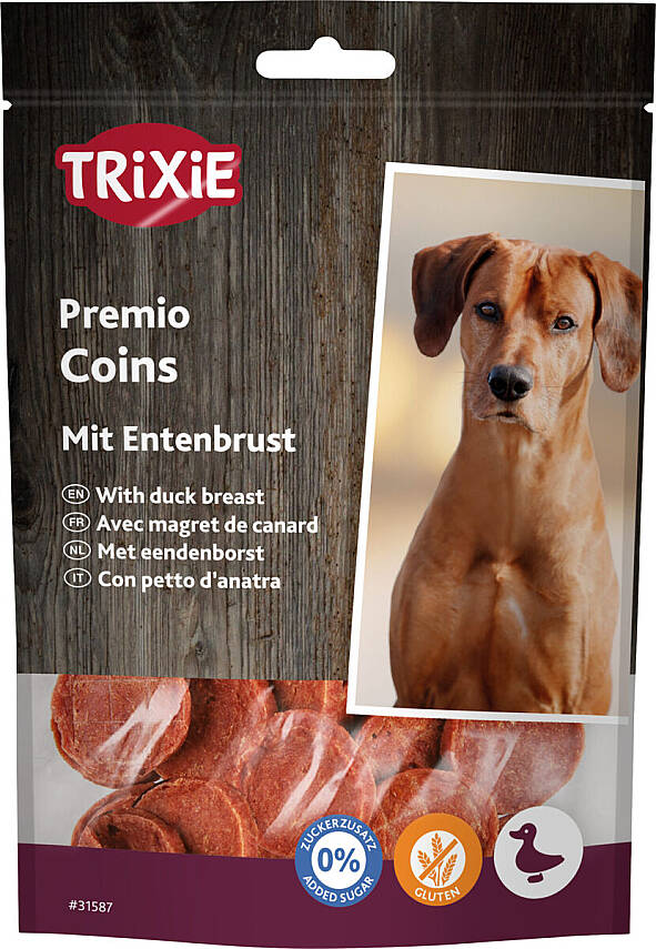 Trixie Premio Duck Coins Ördək Ətli İt Mükafatı 80 qr - 1