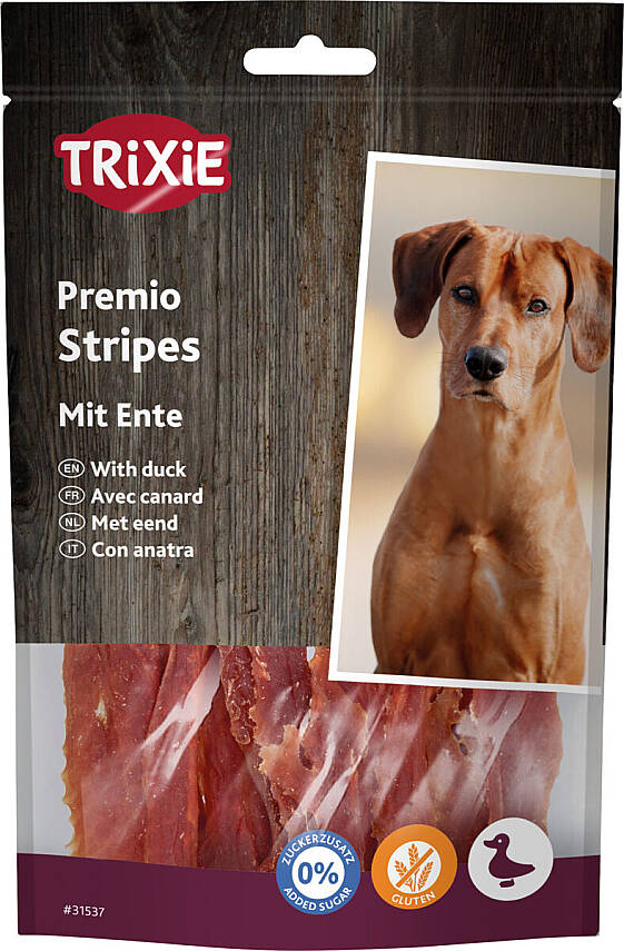 Trixie Premio Ducky Stripes Ördək Ətli İt Mükafatı 100 qr - 1
