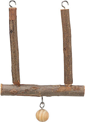 Trixie Quşlar üçün Taxta Trapesiya Yelləncək 12 × 15 sm - TRIXIE