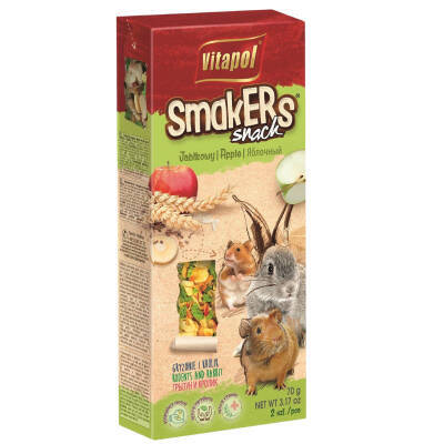 Vitapol Smakers – Gəmircilər üçün Almalı çubuq 2 əd (90g) - 2