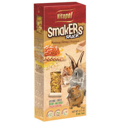 Vitapol Smakers – Gəmircilər üçün Ballı çubuq 2 əd (90g) - VİTAPOL