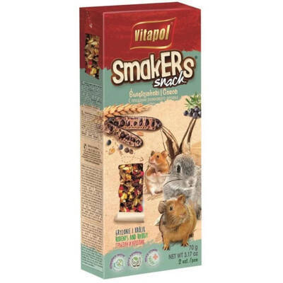 Vitapol Smakers – Gəmircilər üçün Keçibuynuzu ilə çubuq 2 əd (90g) - VİTAPOL