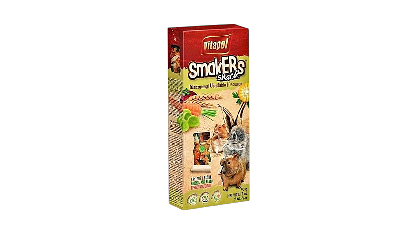 Vitapol Smakers – Gəmircilər üçün Tərəvəzli çubuq 2 əd (90g) - 1